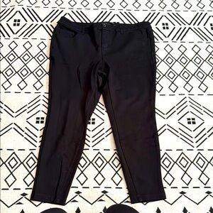 COPY - Torrid size 18 plus soft knit Black Slim Fit Pants